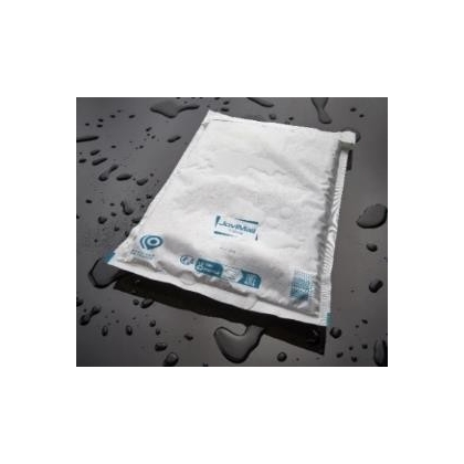 Pochettes ''JOVI MAIL EASY ''kraft blanc 75grs/m² FSC 100% de recyclé matelassées Bulles 10mm avec 30% recyclé mini