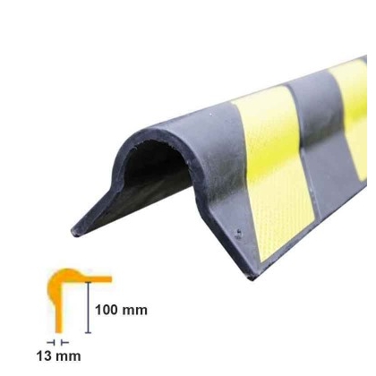 Protection d'angle caoutchouc