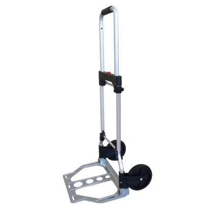Diable pliant téléscopique - bavette rabattable - CHARGE MAXI 125 KG