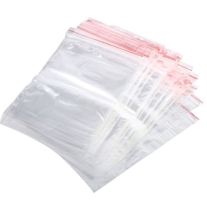 Sachets plastique zip transparent 50µ