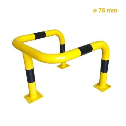 Etrier de protection avec platine - noir/jaune