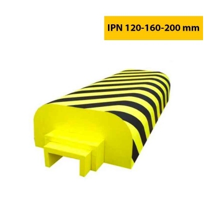 Protection pour IPN de 120/160/200mm - mousse - noir/jaune